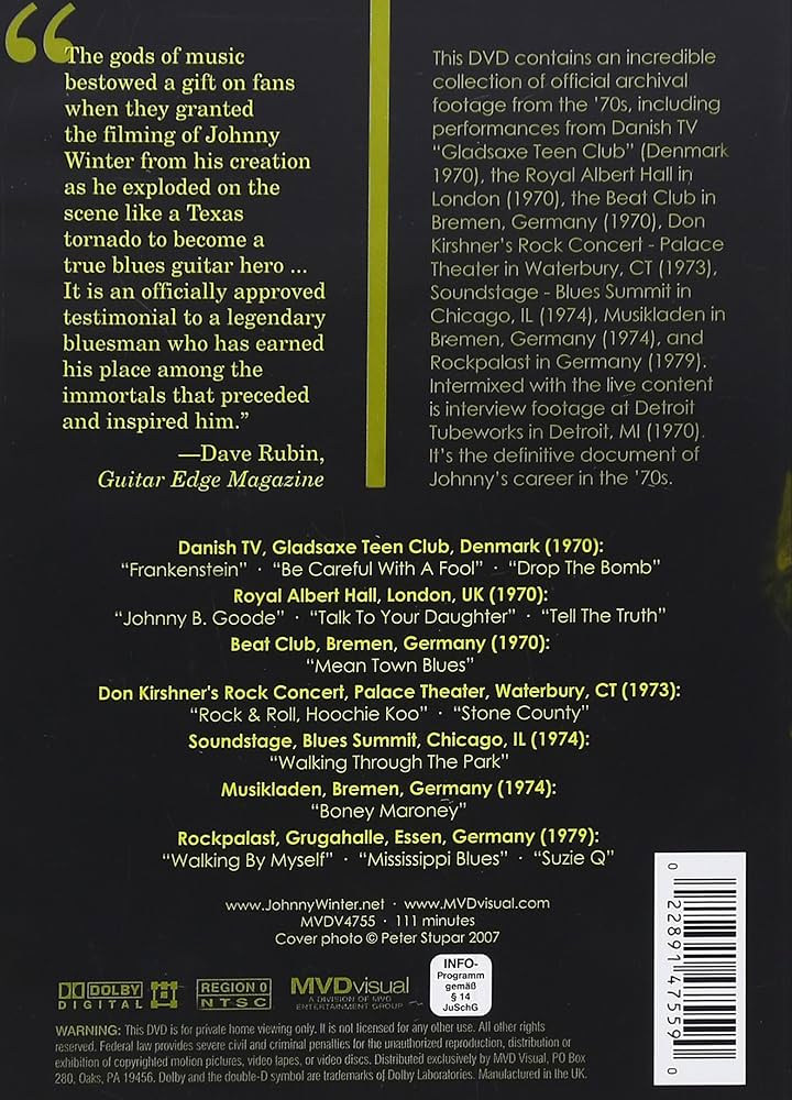 Amazon.com: Live Through the 70's : Johnny Winter, n/a: CDs & Vinyl